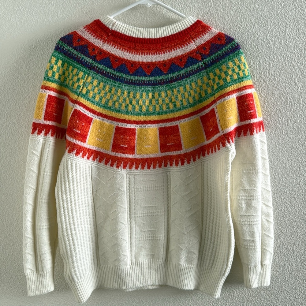 Acne Studios Rainbow Fair Isle Sweater - Picture 4 of 8
